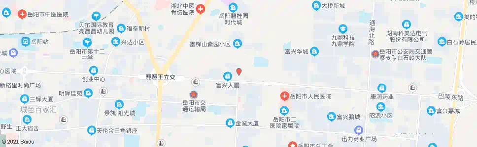 岳阳雷锋山路口_公交站地图_岳阳公交_妙搜公交查询2025