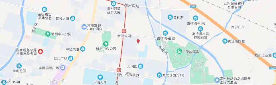 常州河海社区卫生服务中心_公交站地图_常州公交_妙搜公交查询2025