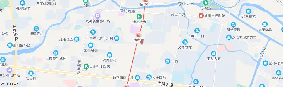 常州光华路和平路_公交站地图_常州公交_妙搜公交查询2025