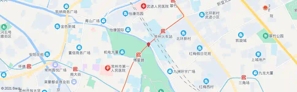常州新丰桥(火车站)_公交站地图_常州公交_妙搜公交查询2025
