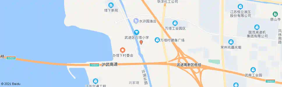 常州塔下村委_公交站地图_常州公交_妙搜公交查询2025