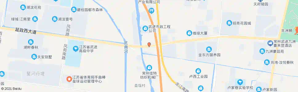 常州卢西大桥东_公交站地图_常州公交_妙搜公交查询2025