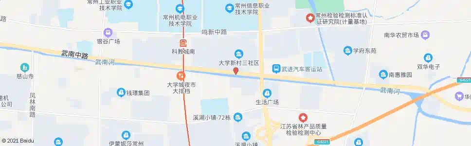 常州武南路凤翔路_公交站地图_常州公交_妙搜公交查询2025