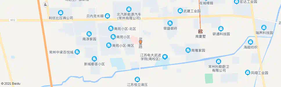 常州南夏墅菜场_公交站地图_常州公交_妙搜公交查询2025