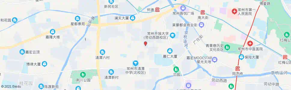 常州会馆浜公寓_公交站地图_常州公交_妙搜公交查询2025