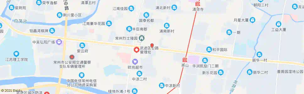 常州晋陵路中吴大道_公交站地图_常州公交_妙搜公交查询2025