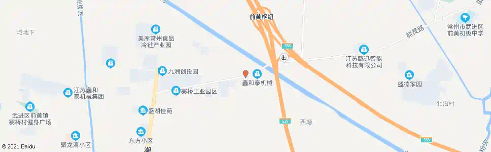常州前灵路人民桥西_公交站地图_常州公交_妙搜公交查询2025
