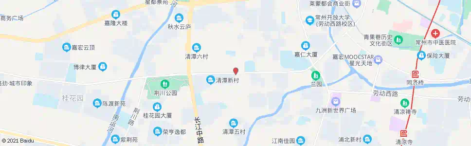 常州清潭东站(永红医院)_公交站地图_常州公交_妙搜公交查询2025