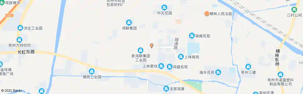 常州公园路横洛路_公交站地图_常州公交_妙搜公交查询2025
