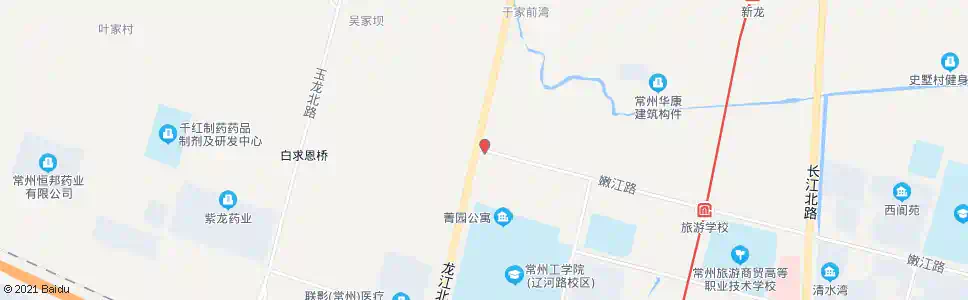 常州嫩江路龙江路_公交站地图_常州公交_妙搜公交查询2025