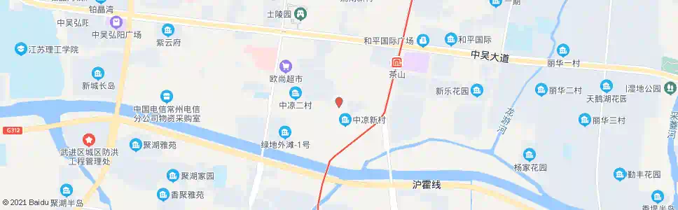 常州花园街大桥北_公交站地图_常州公交_妙搜公交查询2025