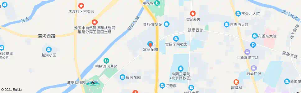 淮安富丽花园_公交站地图_淮安公交_妙搜公交查询2025