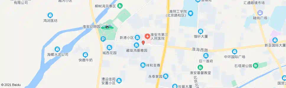 淮安市三院_公交站地图_淮安公交_妙搜公交查询2025