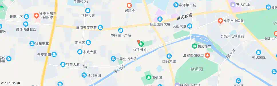淮安少年宫_公交站地图_淮安公交_妙搜公交查询2025