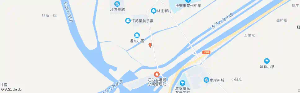淮安运东村_公交站地图_淮安公交_妙搜公交查询2025