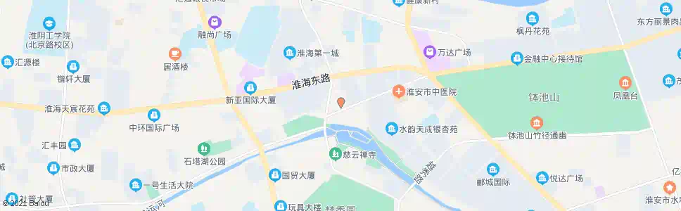 淮安师院西区_公交站地图_淮安公交_妙搜公交查询2025