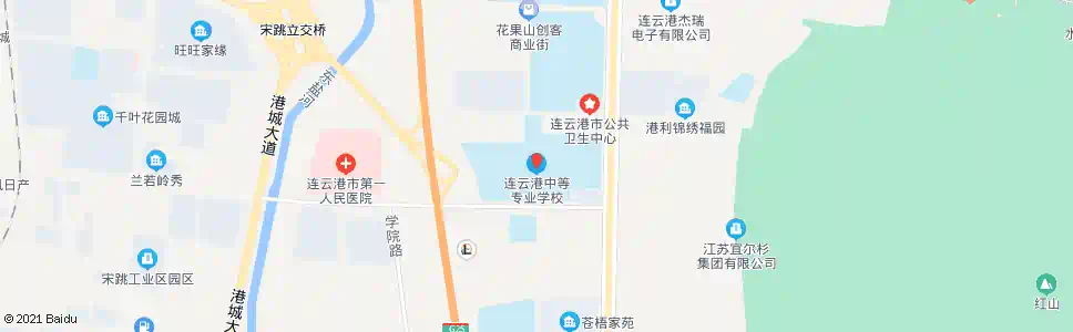 连云港中等专业学校_公交站地图_连云港公交_妙搜公交查询2025