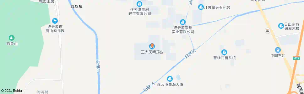 连云港天晴制药(郁洲南路)_公交站地图_连云港公交_妙搜公交查询2025