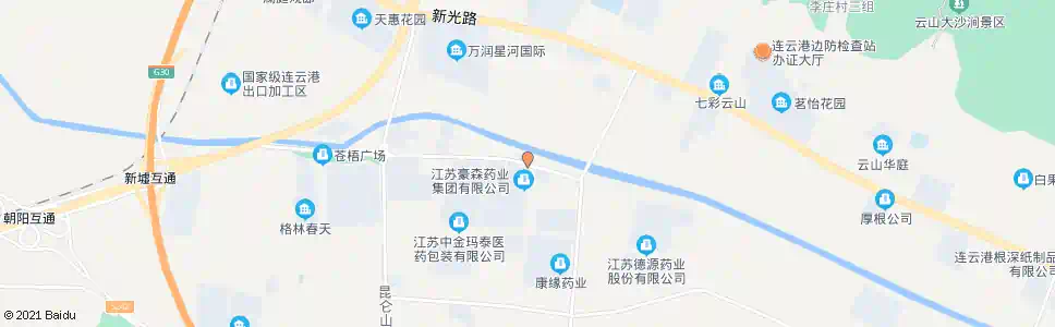 连云港庐山路_公交站地图_连云港公交_妙搜公交查询2025