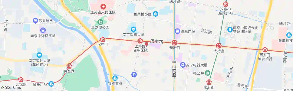 南京江苏建康学院_公交站地图_南京公交_妙搜公交查询2025