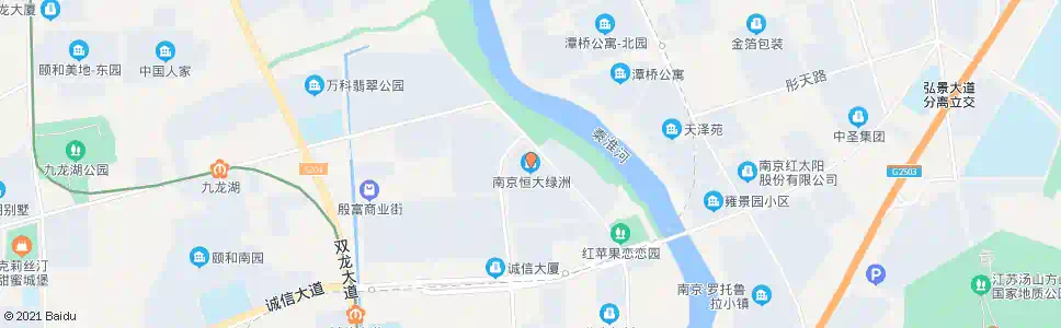 南京恒大绿洲花园_公交站地图_南京公交_妙搜公交查询2025