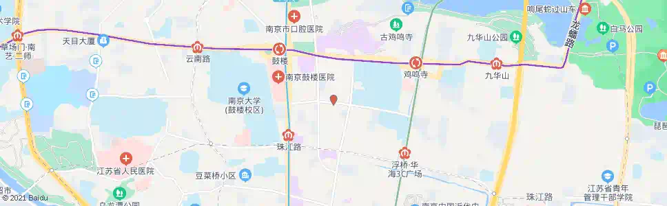 南京学府路_公交站地图_南京公交_妙搜公交查询2025