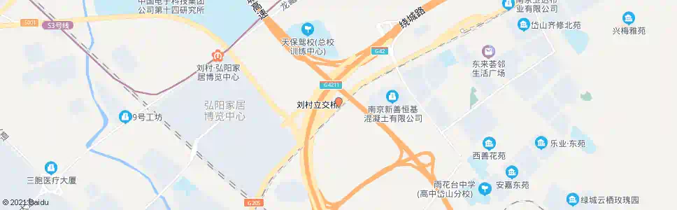 南京黄村_公交站地图_南京公交_妙搜公交查询2025