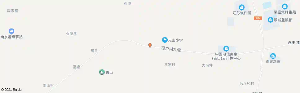 南京元山_公交站地图_南京公交_妙搜公交查询2025