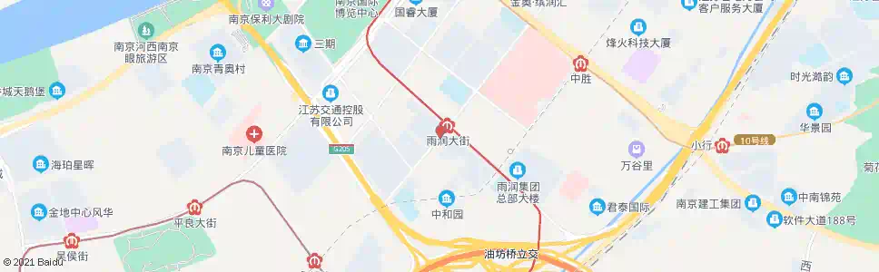 南京黄山路双和街_公交站地图_南京公交_妙搜公交查询2025