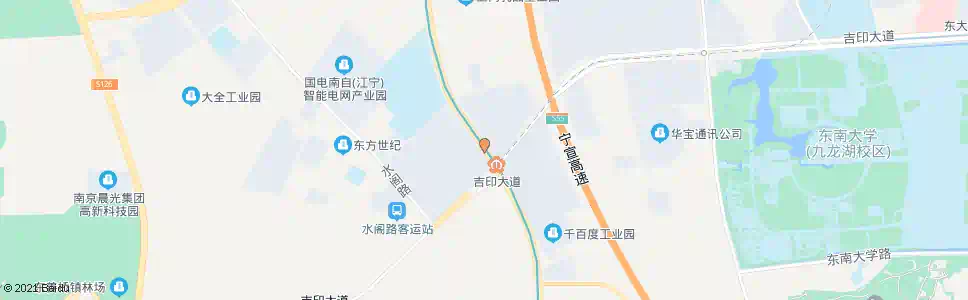 南京吉印大道北_公交站地图_南京公交_妙搜公交查询2025