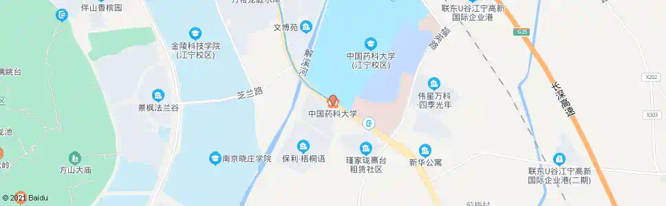 南京中国药科大学站_公交站地图_南京公交_妙搜公交查询2025