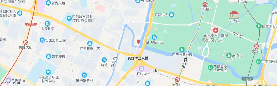 南京长虹路南站_公交站地图_南京公交_妙搜公交查询2025