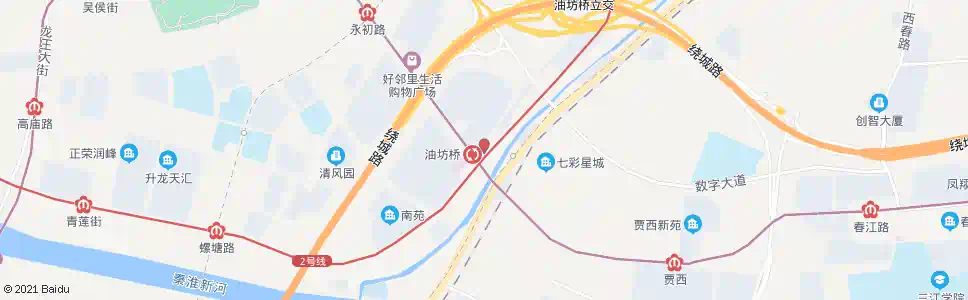 南京油坊桥站_公交站地图_南京公交_妙搜公交查询2025