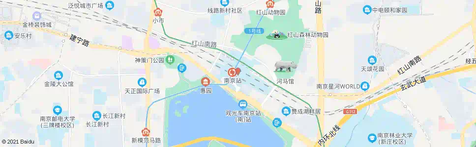南京小街_公交站地图_南京公交_妙搜公交查询2025