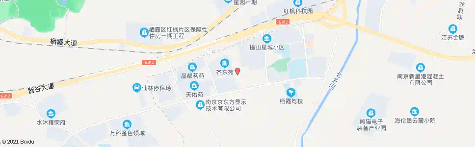 南京步青街_公交站地图_南京公交_妙搜公交查询2025