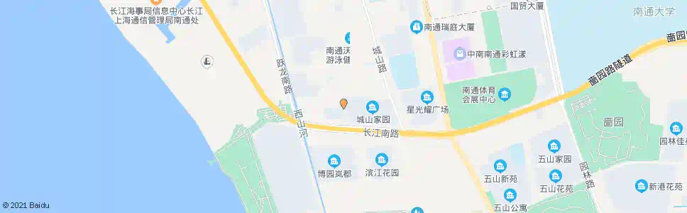 南通城山家园西_公交站地图_南通公交_妙搜公交查询2025