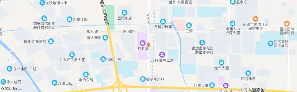 南通华润中心万象城_公交站地图_南通公交_妙搜公交查询2025