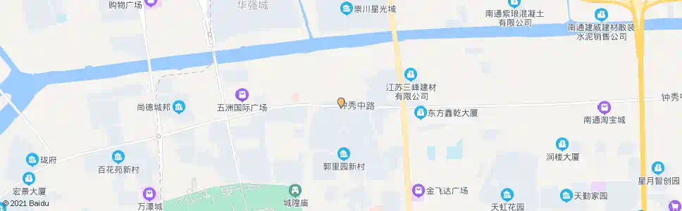 南通友谊家园北_公交站地图_南通公交_妙搜公交查询2025