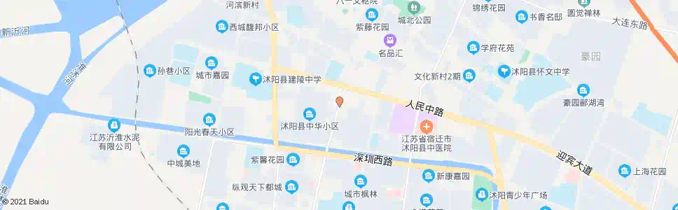 宿迁步行街东首_公交站地图_宿迁公交_妙搜公交查询2025