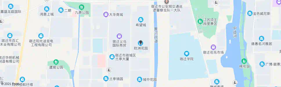 宿迁欧洲花园_公交站地图_宿迁公交_妙搜公交查询2025