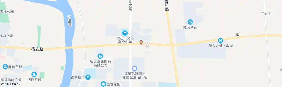 宿迁尚阳湖畔_公交站地图_宿迁公交_妙搜公交查询2025