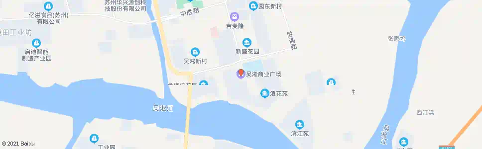 苏州吴淞商业广场_公交站地图_苏州公交_妙搜公交查询2025