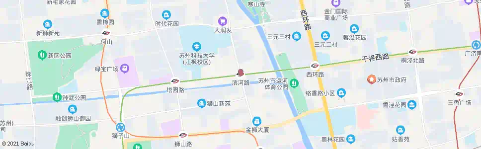 苏州滨河路站_公交站地图_苏州公交_妙搜公交查询2025