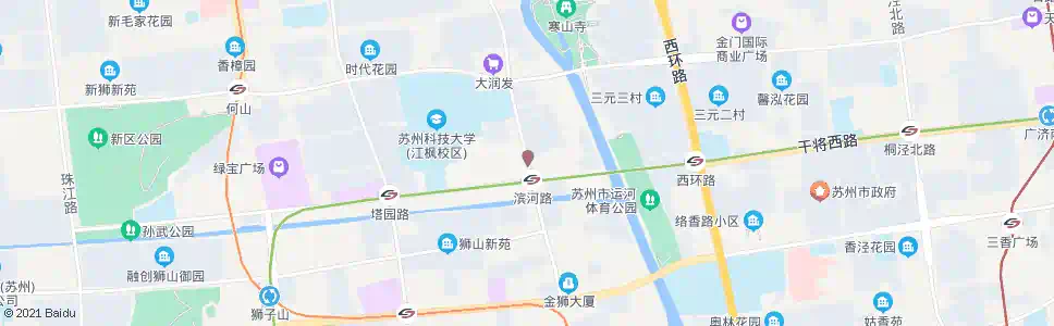 苏州何山花园_公交站地图_苏州公交_妙搜公交查询2025