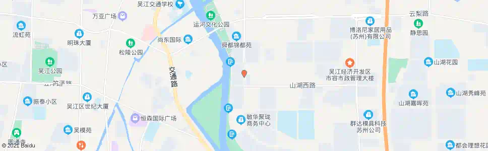 苏州卓锦花园_公交站地图_苏州公交_妙搜公交查询2025