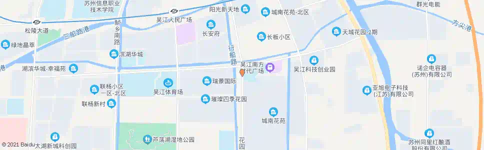 苏州花园路联杨路南_公交站地图_苏州公交_妙搜公交查询2025