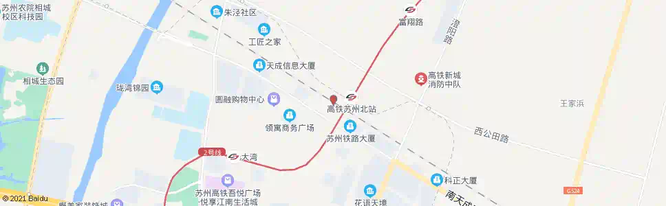 苏州上供路北_公交站地图_苏州公交_妙搜公交查询2025