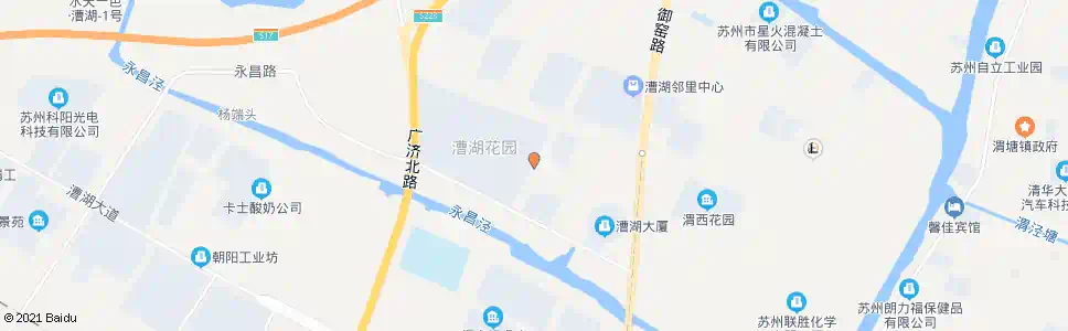 苏州漕湖花园东_公交站地图_苏州公交_妙搜公交查询2025