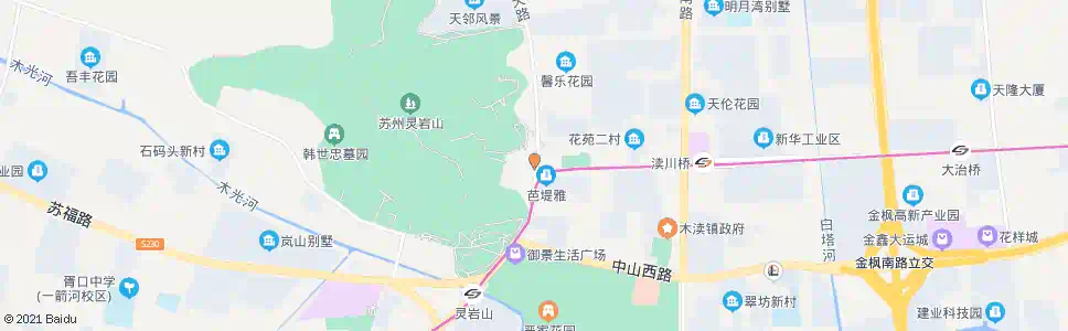 苏州公墓_公交站地图_苏州公交_妙搜公交查询2025