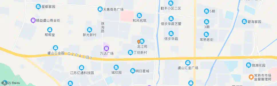 苏州龙江小区_公交站地图_苏州公交_妙搜公交查询2025
